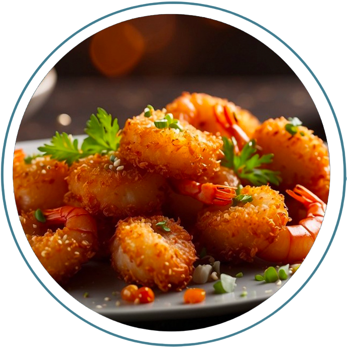 GOLDEN FRIED PRAWNS
