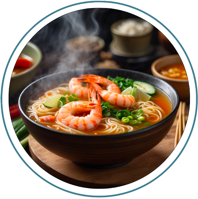 PRAWNS NOODLE SOUP